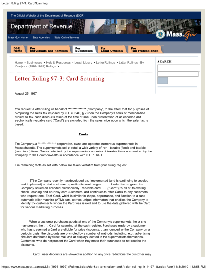 15266121-letter-ruling-97-3-card-scanning-archives-lib-state-ma