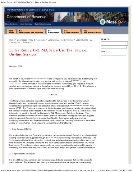 15267428-letter-ruling-11-2-ma-salesuse-tax-sales-of-on-line-services-archives-lib-state-ma