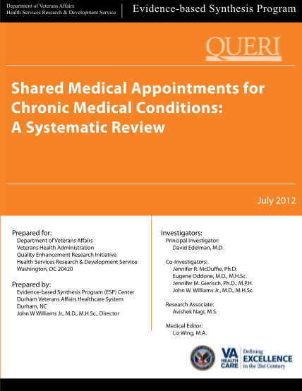 15310863-shared-medical-appointments-for-chronic-medical-conditions-shared-medical-appointments-for-chronic-medical-conditions-hsrd-research-va