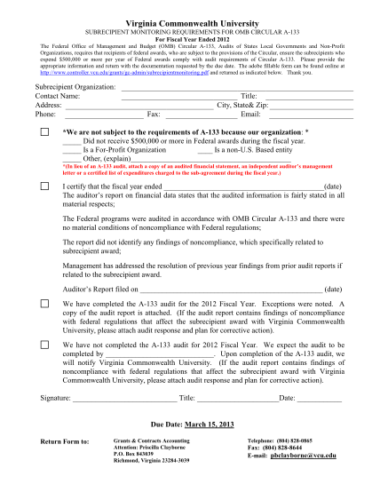 15339890-fillable-virginia-commonwealth-university-subrecipient-monitoring-form
