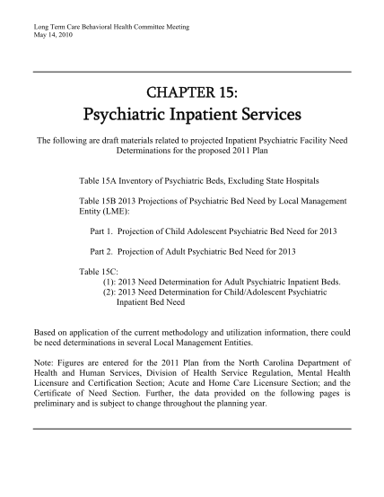 15340298-nc-dhsr-shcc-chapter-15-psychiatric-inpatient-services-ncdhhs