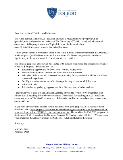 15343097-faculty-course-proposal-letter-the-university-of-toledo-utoledo
