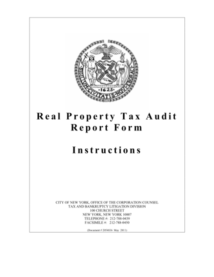 15368446-fillable-nyc-real-property-tax-audit-report-form-nyc