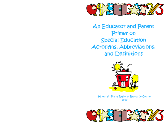15384606-an-educator-and-parent-primer-on-special-education-acronyms-vcu