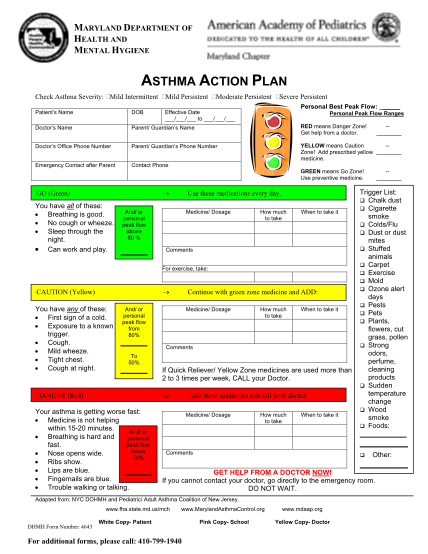 15425858-fillable-asthma-action-plan-red-zone-form-fha-dhmh-maryland