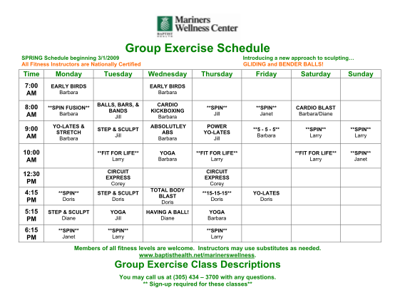 15440477-group-exercise-schedule