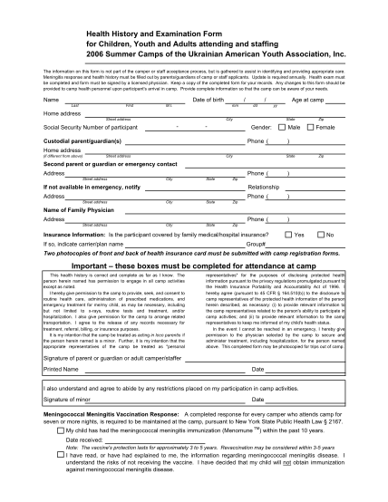 18 basic medical history form page 2 - Free to Edit, Download & Print ...