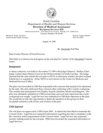 15522850-north-carolina-department-of-health-and-human-services-division-of-medical-assistance-recipient-services-eis-courier-number-56-20-06-1985-umstead-drive-2512-mail-service-center-raleigh-n-ncdhhs