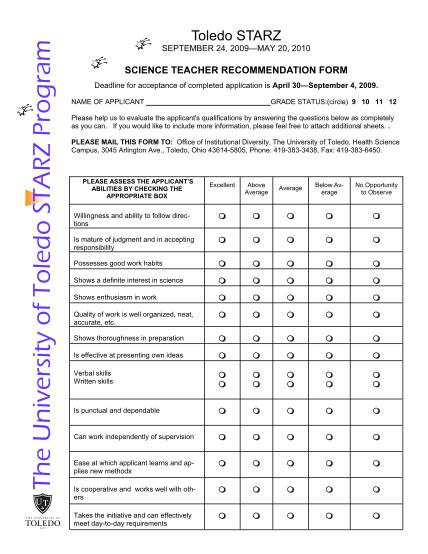 15525081-science-teacher-recommendation-form-the-university-utoledo