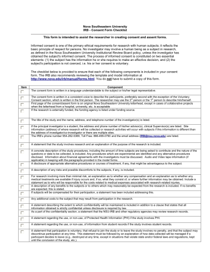 15536659-nova-southeastern-university-irb-consent-form-checklist-this-nova