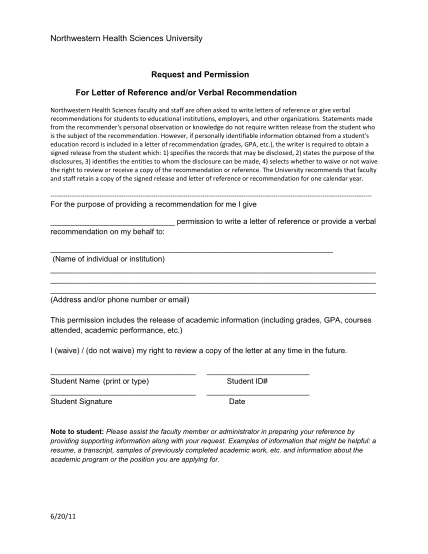 15537109-letter-of-reference-andor-verbal-recommendation-form-nwhealth