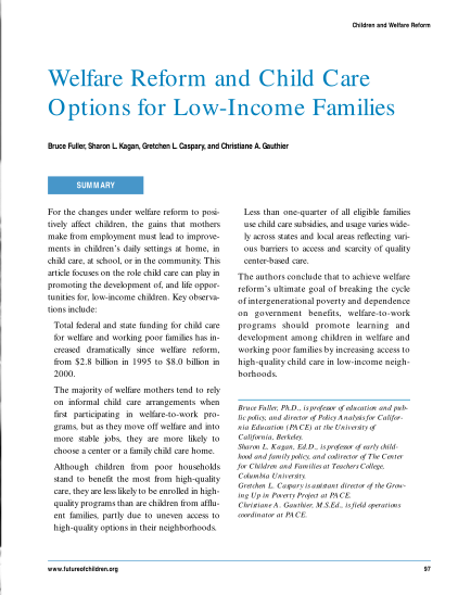 15539098-welfare-reform-and-child-care-options-for-low-the-future-of-princeton