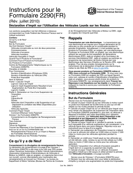 15554288-instruction-2290-fr-rev-july-2010-instructions-for-form-2290-fr-heavy-vehicle-use-tax-return-french-version-irs
