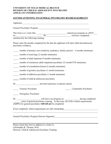 15584578-application-board-eligibility-form-the-university-of-texas-medical-utmb