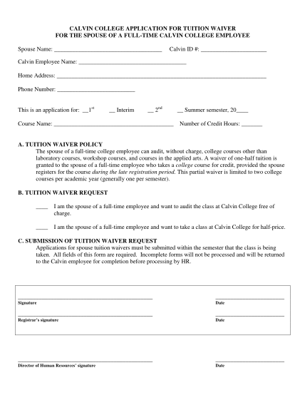 15595509-fillable-calvin-college-married-tuition-form-calvin