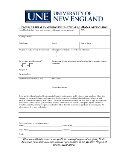 15598211-program-application-and-waiver-forms-university-of-new-england-une