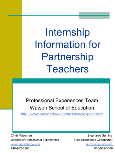 15598858-internship-information-for-partnership-teachers-university-of-north-uncw