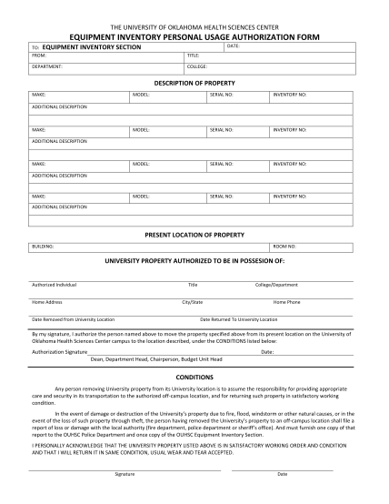 15601307-equipment-inventory-personal-usage-authorization-form-ouhsc
