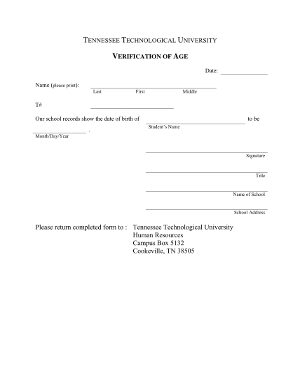 15617434-please-return-completed-form-to-tennessee-technological-tntech