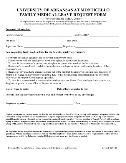 15621448-university-of-arkansas-at-monticello-family-medical-leave-request-form-uamont