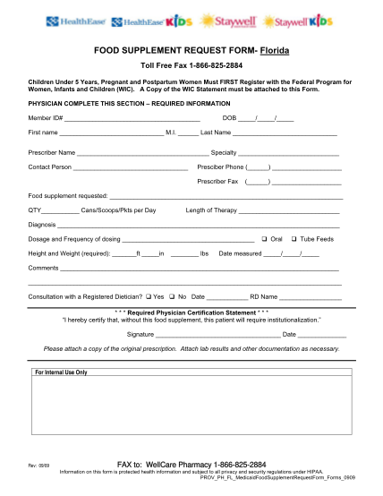 15650739-food-supplement-request-form-florida-wellcare