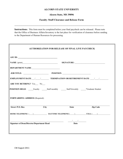 15660272-fillable-student-clearance-form