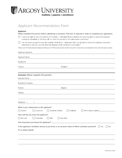 15686172-fillable-argosy-recommendation-form-argosy