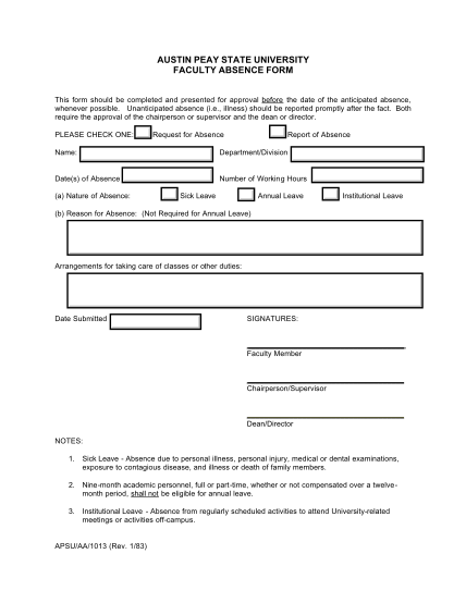 15715033-austin-peay-state-university-faculty-absence-form-apsu