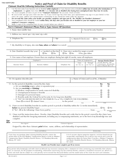 15805759-fillable-new-york-state-notice-and-proof-of-claim-for-disability-benefits-part-c-the-hartford-form-fordham