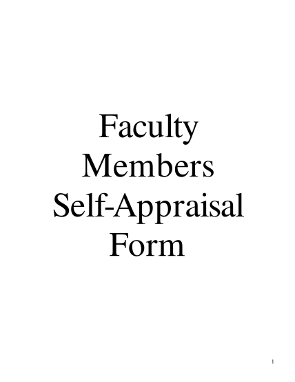 15812352-faculty-members-self-appraisal-form-fayetteville-state-university-uncfsu