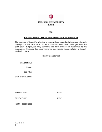 15920978-professional-staff-self-evaluation-form-indiana-university-east-iue
