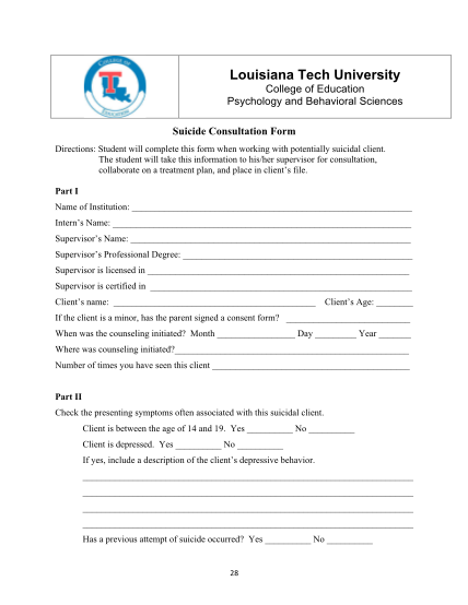 15973662-suicide-consultation-form-louisiana-tech-university-latech