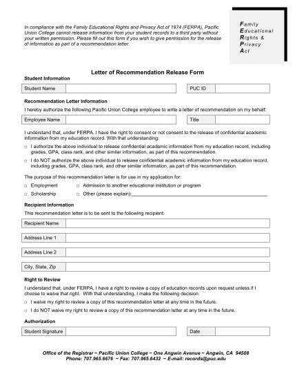 16065509-fillable-email-puc-letter-or-recommendation-form-puc
