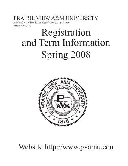 16100246-spring-08-term-info-bookletindd-prairie-view-aampm-university-pvamu