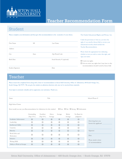 16199343-teacher-recommendation-form-seton-hall-university-shu