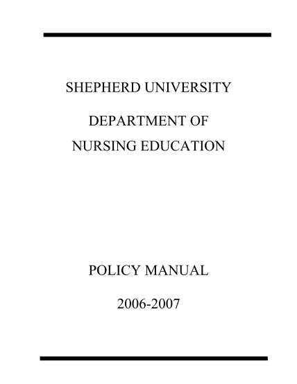 16202408-policy-manual-shepherd-university-shepherd