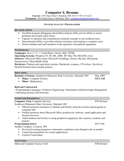 16279333-computer-s-resume-southwest-minnesota-state-university-smsu