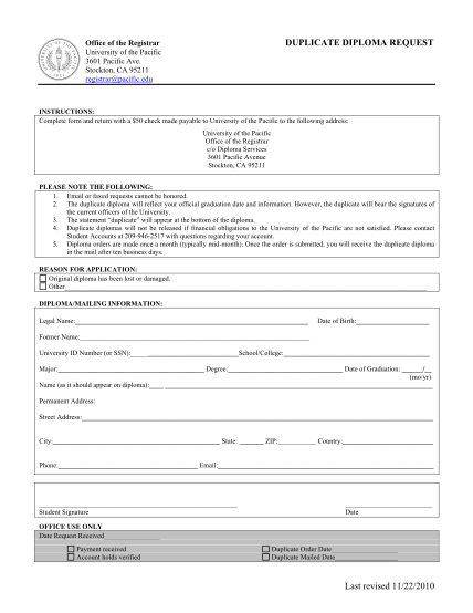 16325108-duplicate-diploma-request-form-university-of-the-pacific-pacific