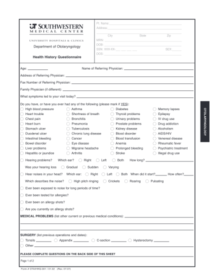16474348-fillable-utsw-health-history-questionnaire-form-utsouthwestern