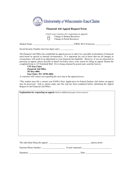 16484270-financial-aid-appeal-request-form-uwec
