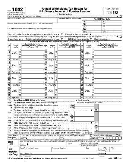 1651711-fillable-1042-annual-withholding-tax-return-2010-fillable-form