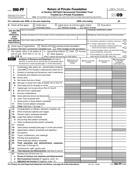 1652462-fillable-2009-2009-form-990-pf