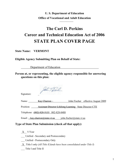 166126-educ_teched_pub-s_state_plan_20-13_edited-vermont-state-plan-2008-2013--vermont-department-of-education--state-vermont-education-vermont