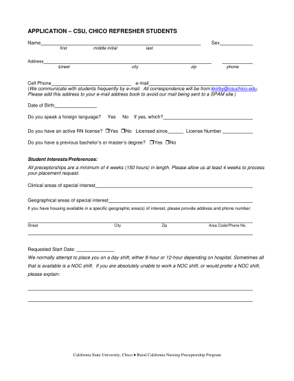 16673703-fillable-student-application-for-preceptorship-nursing-template-form-csuchico