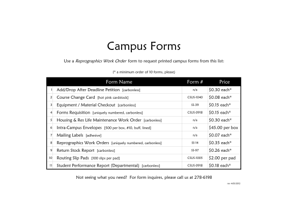 16710838-list-of-available-campus-forms-csus