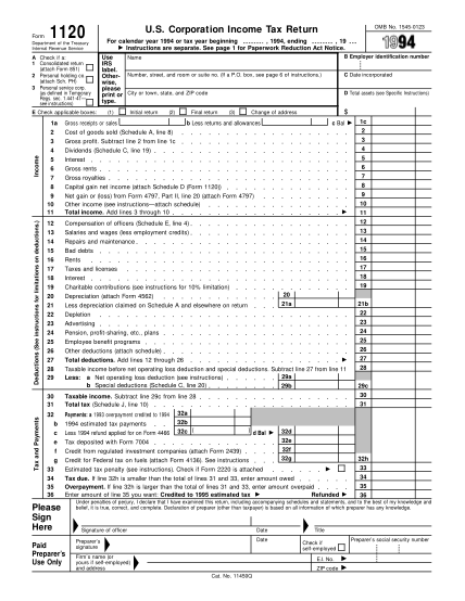 1671216-fillable-1994-1994-form-1120