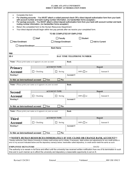 16848150-clark-atlanta-university-direct-deposit-authorization-form-complete-this-form-for-checking-accounts-you-must-attach-a-voided-personal-check-or-a-direct-deposit-authorization-form-from-your-bank-with-account-number-and-bank-routing-num