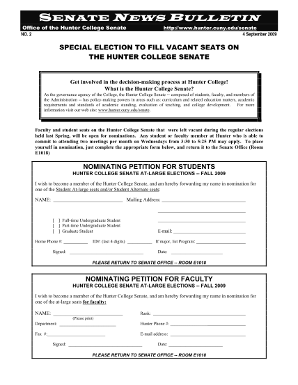 16868349-news-bulletin-9-4-09-special-electionpdf-hunter-college-cuny-hunter-cuny