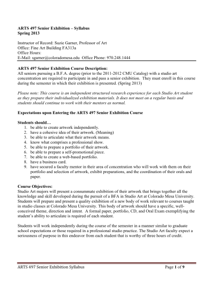 16883109-arts-497-senior-exhibition-syllabus-page-1-of-9-arts-497-senior-coloradomesa