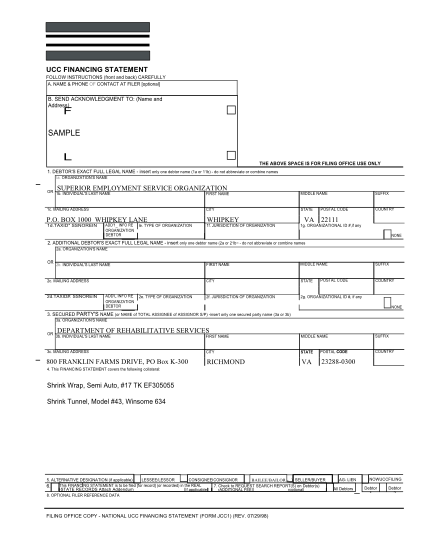 169595-fillable-sample-of-ucc-financing-statement-in-virginia-form-drs-virginia